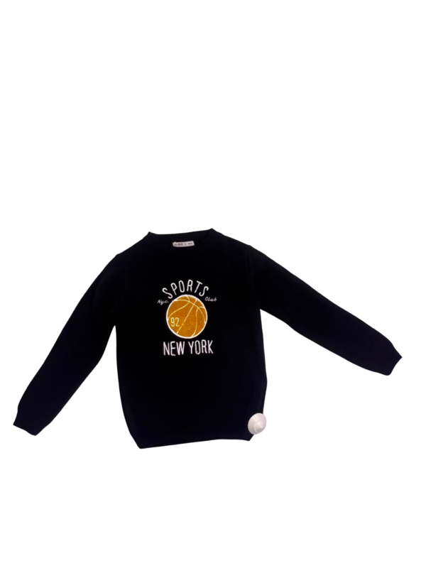 Pull Enfant – Sports New York (Noir)