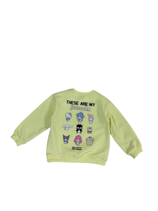Sweatshirt Jaune Pastel My Melody & Kuromi