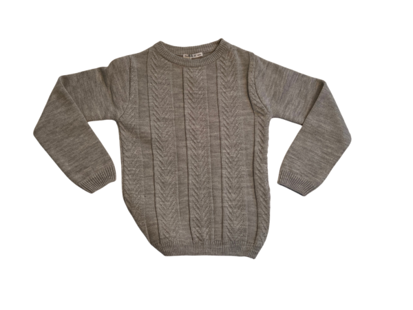 Pull Enfant Torsadé – Maille Classique