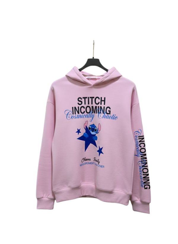 Design sans titre (38) Hoodie Enfant Stitch Cute