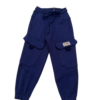 Design sans titre (4) Jogging Cargo Enfant – Bleu Marine