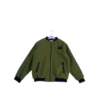 Blouson Bomber Style Varsity – Camel & Contrastes Noir