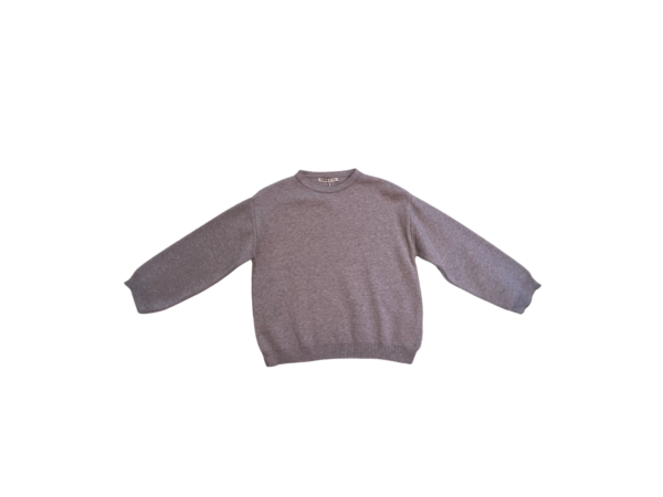 Design sans titre (7) Pull Enfant Uni – Gris Chiné