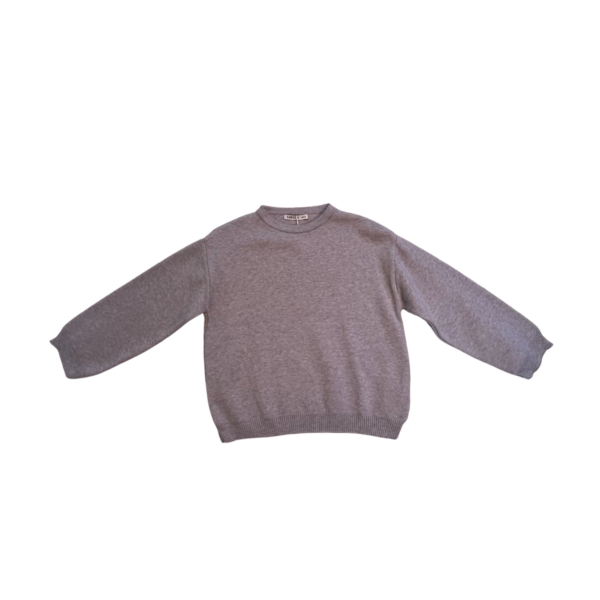 Design sans titre (7) Pull Enfant Uni – Gris Chiné
