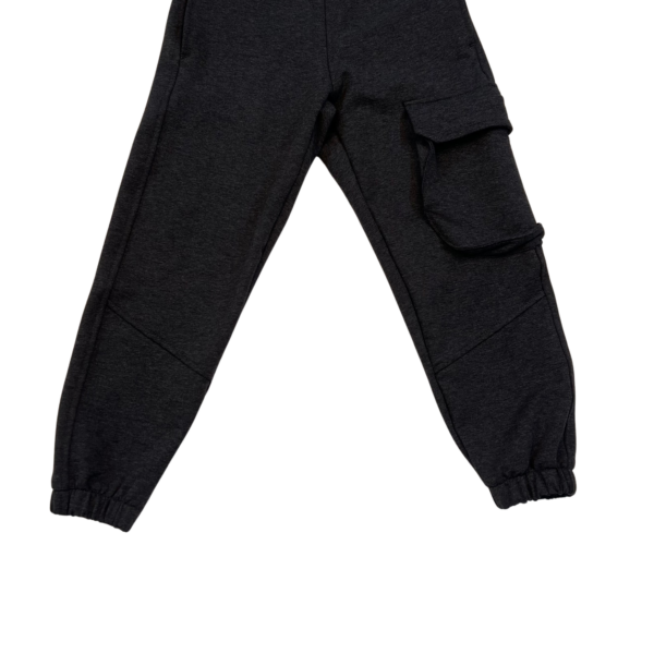 Pantalon Jogging Cargo Enfant – Gris Anthracite