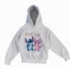 Hoodie Oversize White Stitch