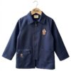 Tablier scolaire zippé bleu marine garçon FABIO édition Play