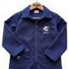 blouse-scolaire-garcon-bleu-marine-space-fabio Tablier scolaire bleu marine pour garçon à fermeture éclair avec motif brodé Space
